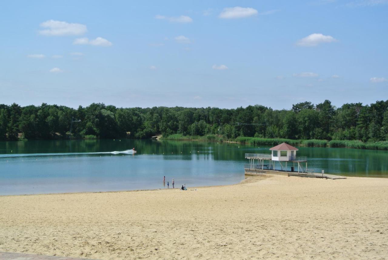Вилла Bernsteinsee Ferienhauser Sassenburg Экстерьер фото